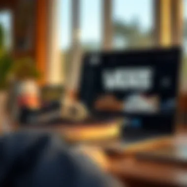 Smart Online Shopping for Vans Shoes Online shopping for Vans shoes on a laptop