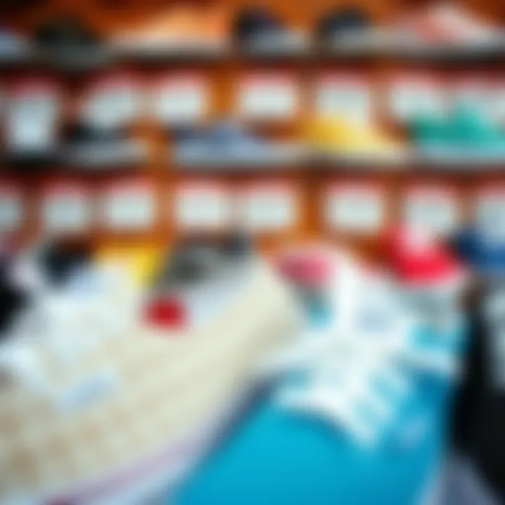 Diverse Vans Models and Their Prices Display of various Vans shoe models with price tags