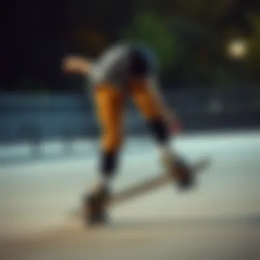 Skater Performing Tricks Skater performing tricks in quad skates