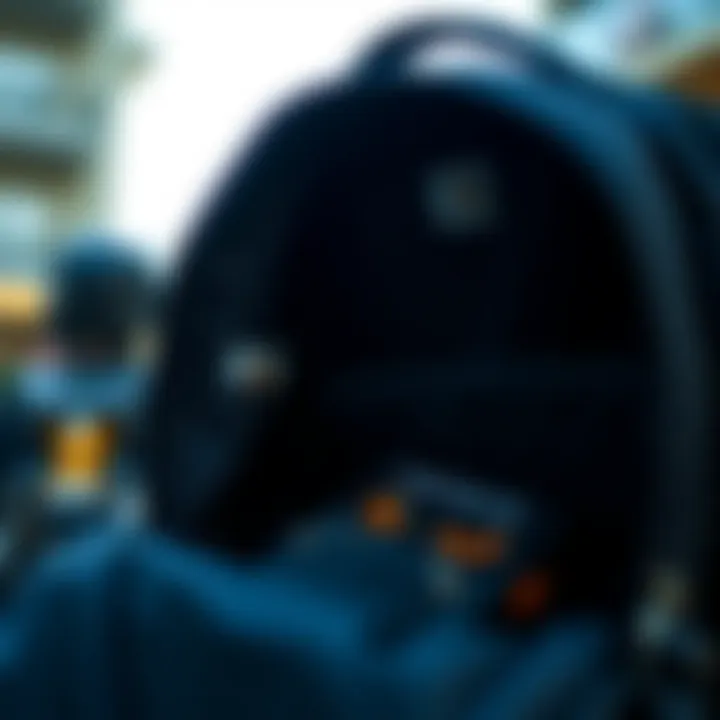 Interior compartments and organizational features of the Carhartt Essential Backpack