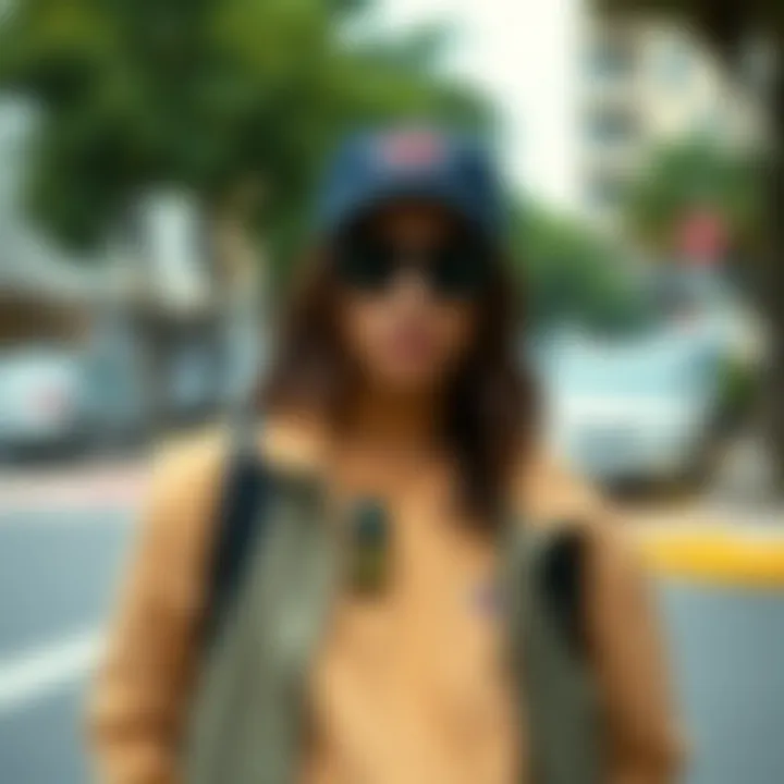 Stylish outfit combining Cream Dickies 874 with skate accessories