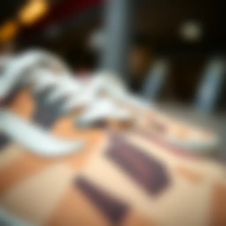 Material Excellence in Vans Old Skool Warped A close-up view of the materials used in Vans Old Skool Warped