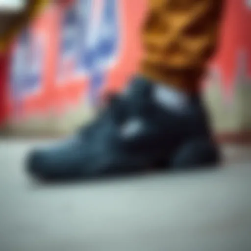 Unique Design of Fila Oakmont TR Black Detailed view of Fila Oakmont TR Black showcasing its unique design