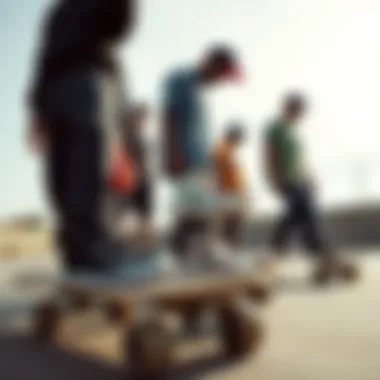 Unity in Diversity: The Appeal of Impala Skates Group of diverse skateboarders showcasing their Impala skates