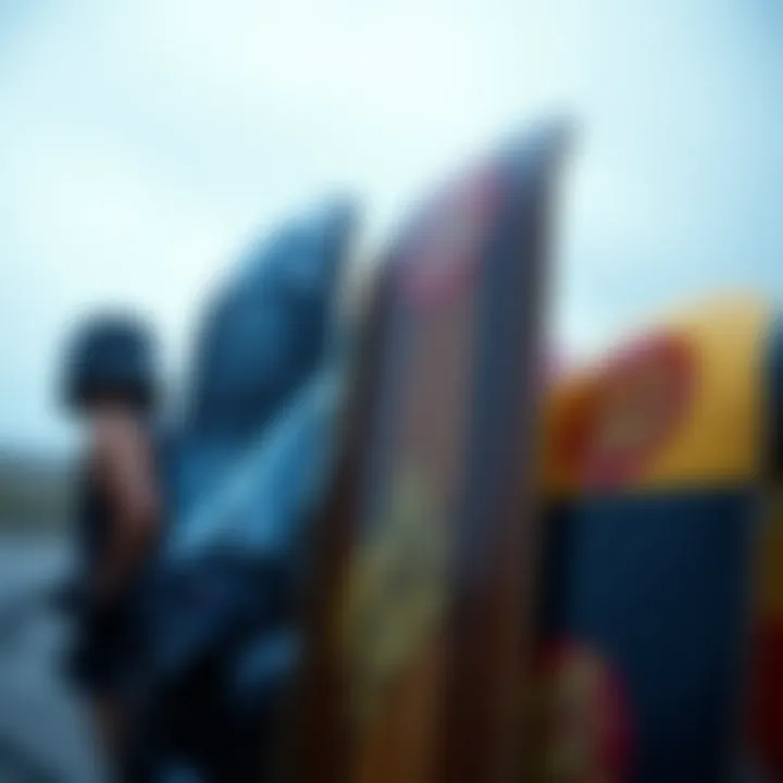 A collection of Santa Cruz Skateboards showcasing Star Wars graphics