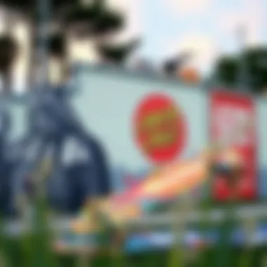 A creative mural combining elements of Star Wars and skate culture