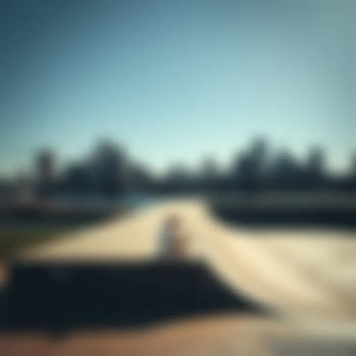 Iconic ledges and ramps of Brooklyn Banks