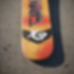 A vibrant skateboard deck featuring the LRG logo