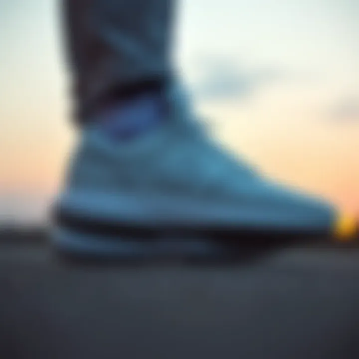 Modern Silhouette of Nike Asuna White Sleek design of the Nike Asuna White showcasing its modern silhouette