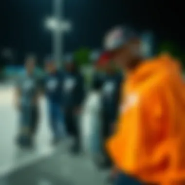 Skateboarders Embracing Nike Nyjah Free Group of skateboarders wearing Nike Nyjah Free