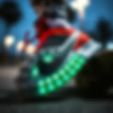 Innovative Grip Technology in the Sole Close-up of Nike Nyjah Free's sole highlighting its grip technology