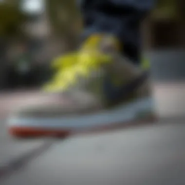 Unique Design Features of Nike SB Chron 2 Detailed view of the Nike SB Chron 2 showcasing its unique design