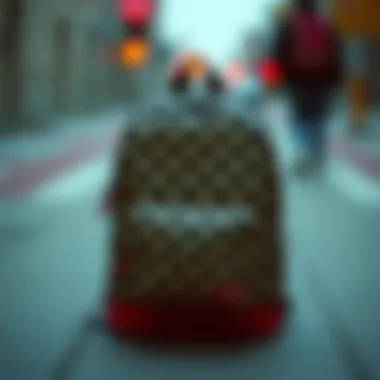 Iconic Design of the Vans Mini Checkered Backpack Vans Mini Checkered Backpack showcasing its unique design