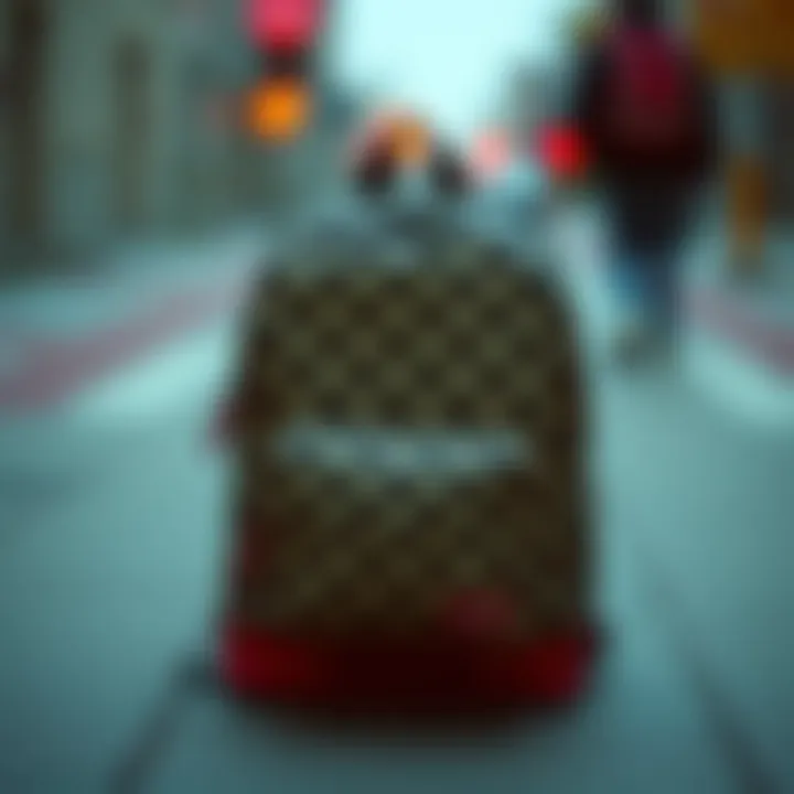 Iconic Design of the Vans Mini Checkered Backpack Vans Mini Checkered Backpack showcasing its unique design