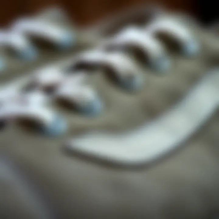 Premium Suede Material of Vans Old Skool Pro Close-up of the premium suede material used in the Vans Old Skool Pro