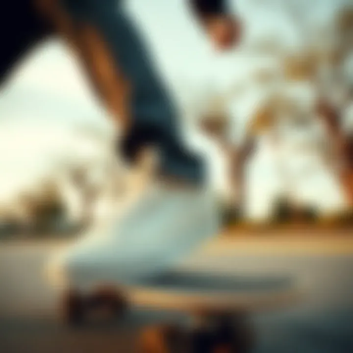 Performance in Action: Vans Old Skool Sherpa Skateboarder wearing Vans Old Skool Sherpa in action