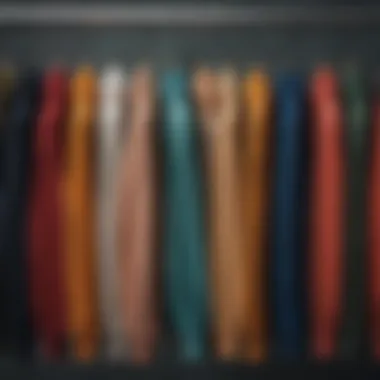 Various color options of corduroy hoodies displayed on hangers