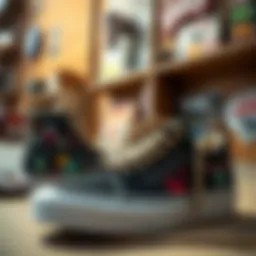 Showcase of Vans Sk8 Hi custom shoes with unique designs