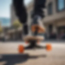 Sleek design of the Zealot Electric Skateboard