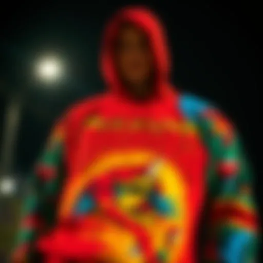 Bold Graphics of Thrasher Sweaters Vibrant Thrasher sweater showcasing bold graphics