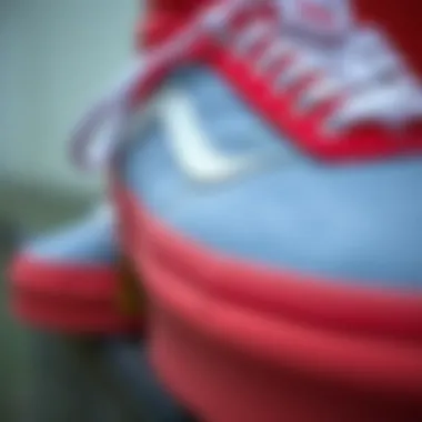 Attention to Detail: The Craftsmanship of Vans Old Skool Close-up of Vans Old Skool detailing and materials