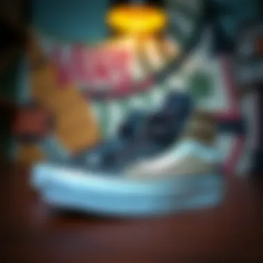 Classic Style of Vans Hi Shoes Classic Vans Hi Shoes with a stylish backdrop