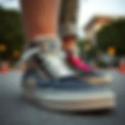 Stylish Vans Skate Hi showcasing unique design elements