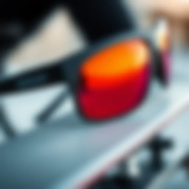 Innovative Design: Features of Gafas Spy Sunglasses Close-up of Gafas Spy sunglasses showcasing advanced features