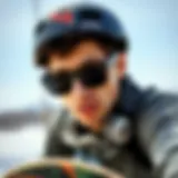 The Essence of Style: Gafas Spy in Skate Culture Stylish skateboarder wearing Gafas Spy sunglasses