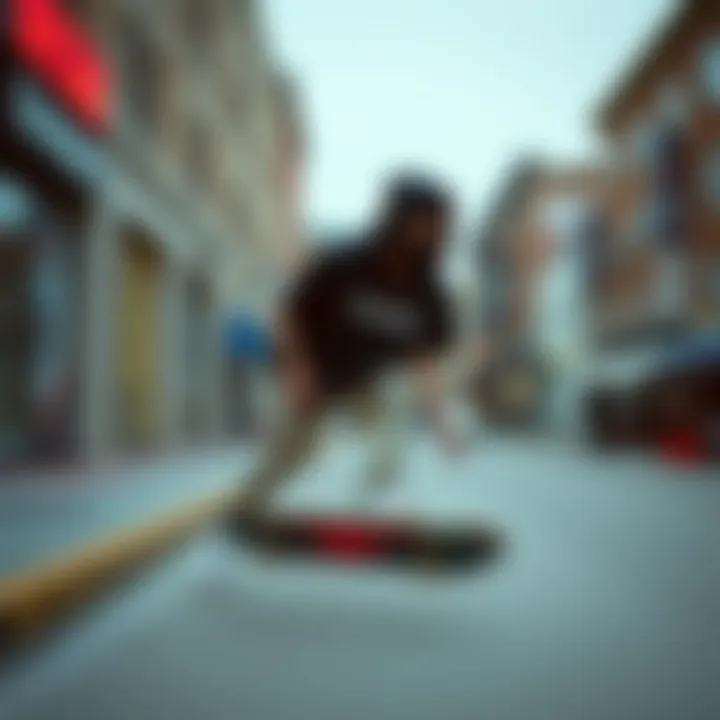 Influencer Collaborations in Streetwear An influencer collaborating with a streetwear brand for a unique collection.