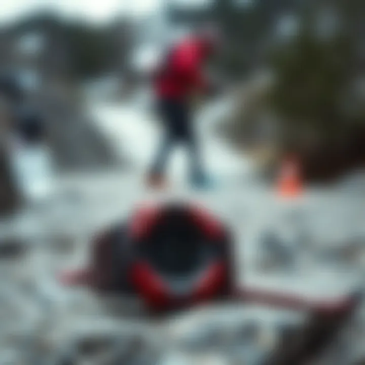 G-Shock watch in an outdoor adventure setting