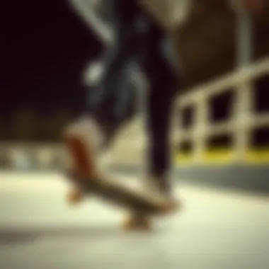 Showcasing Skateboarding Performance with Globe Sabre Shoes Skateboarding performance with Globe Sabre shoes