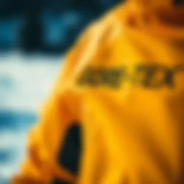 Innovative GORE-TEX Fabric Close-up of GORE-TEX fabric showcasing its waterproof and breathable qualities