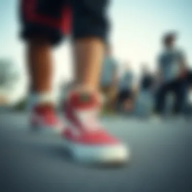 Group of skaters wearing Vans Sherpa Shoes