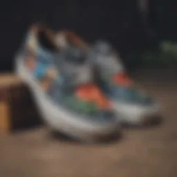 Vans shoes adorned with vibrant Hawaiian prints showcasing their unique aesthetic appeal