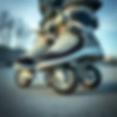 Distinctive Design of Adult Heelys Close-up of Heelys showcasing unique design features