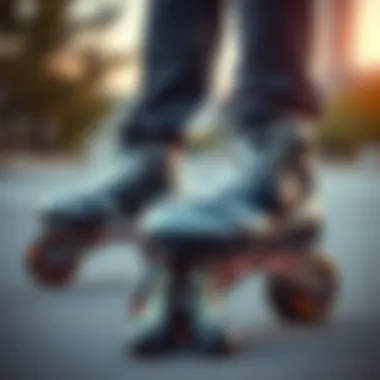 Safety Essentials for Heelys Enthusiasts Safety gear alongside Heelys shoes for responsible skating