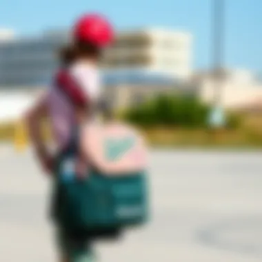 Versatile use of the Herschel City Backpack for daily activities