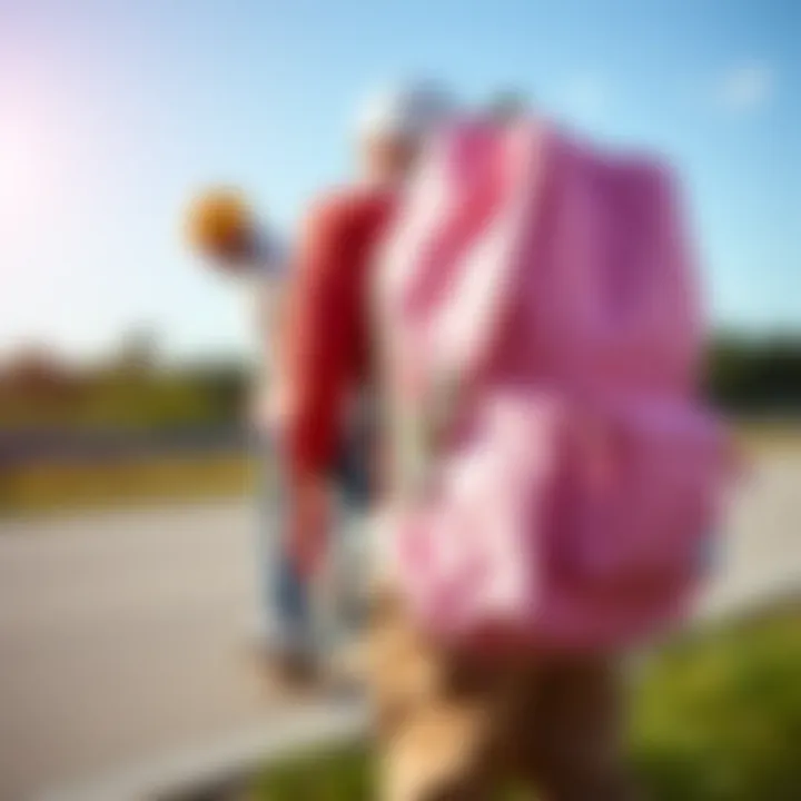 Ergonomic Features of Herschel Light Pink Backpack Ergonomic features of the Herschel backpack for comfort