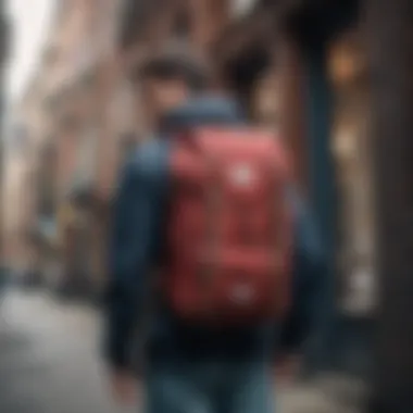 Versatility of the Dawson Backpack in Urban Environments Dawson backpack in an urban setting demonstrating its versatility