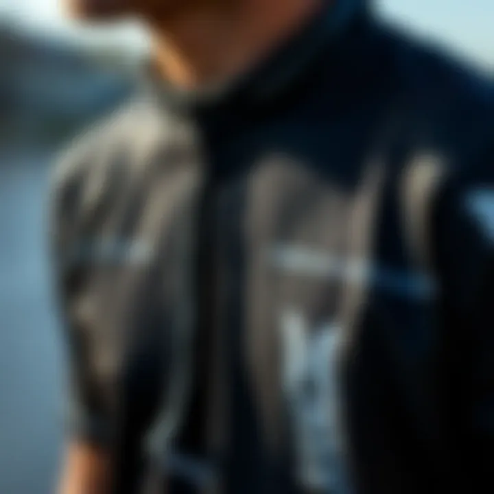 Innovative Technology in Hurley Water Shirts Close-up of technology features in Hurley water shirts