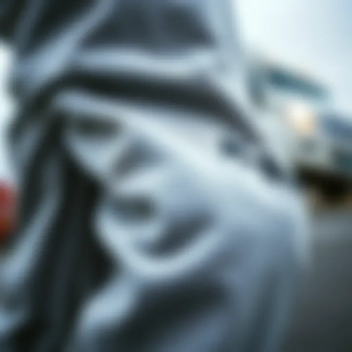 Durability and Flexibility of K-Swiss Sweat Pants Close-up of K-Swiss sweat pants fabric highlighting its durability and flexibility