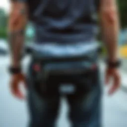 Stylish fanny packs designed for skateboarding