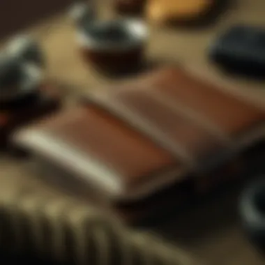 Premium Quality: Material Breakdown of Lurking Class Wallet Close-up of high-quality materials used in Lurking Class wallet