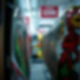 Skateboard deck designs on clearance display