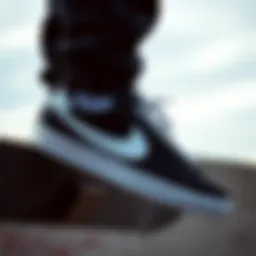 Nike Blazer design showcasing its sleek lines and patterns