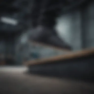 Performance Excellence of Nike Legacy Black Nike Legacy Black in action during skateboarding