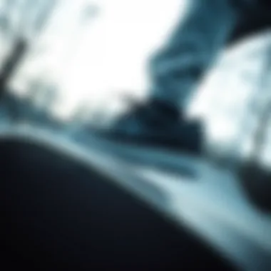 Nike SB Black shoes in a skatepark setting