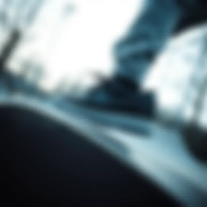 Nike SB Black shoes in a skatepark setting