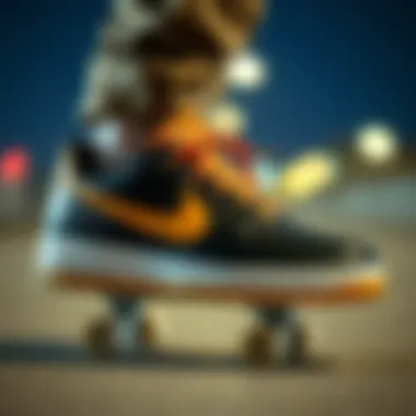 Nike skate shoes showcasing design innovation